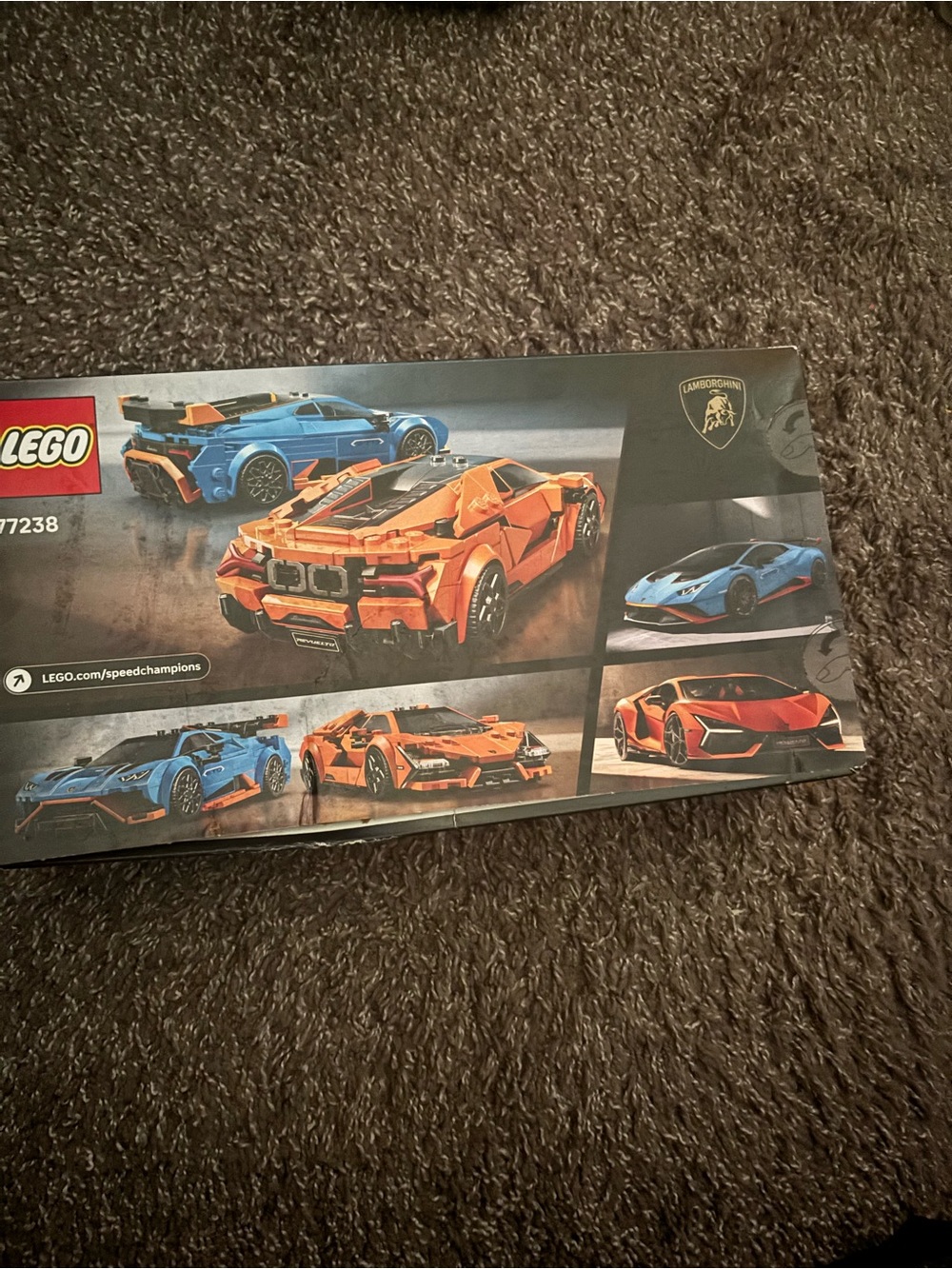 Lego Orange and Blue Supercar Twin Pack